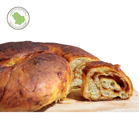 Focaccia arrotolata Lucana al peperone